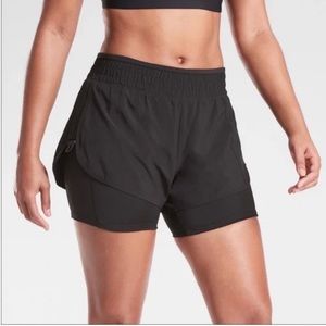 Athelta Stay Fly Shorts Black XS